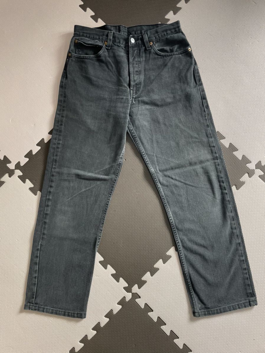 送料無料 Levi's 90S 501 ブラック デニム パンツ W31 ジーパン BLACK 黒 リーバイス ビンテージ VINTAGE 80S USA アメリカ 製 levis_画像1