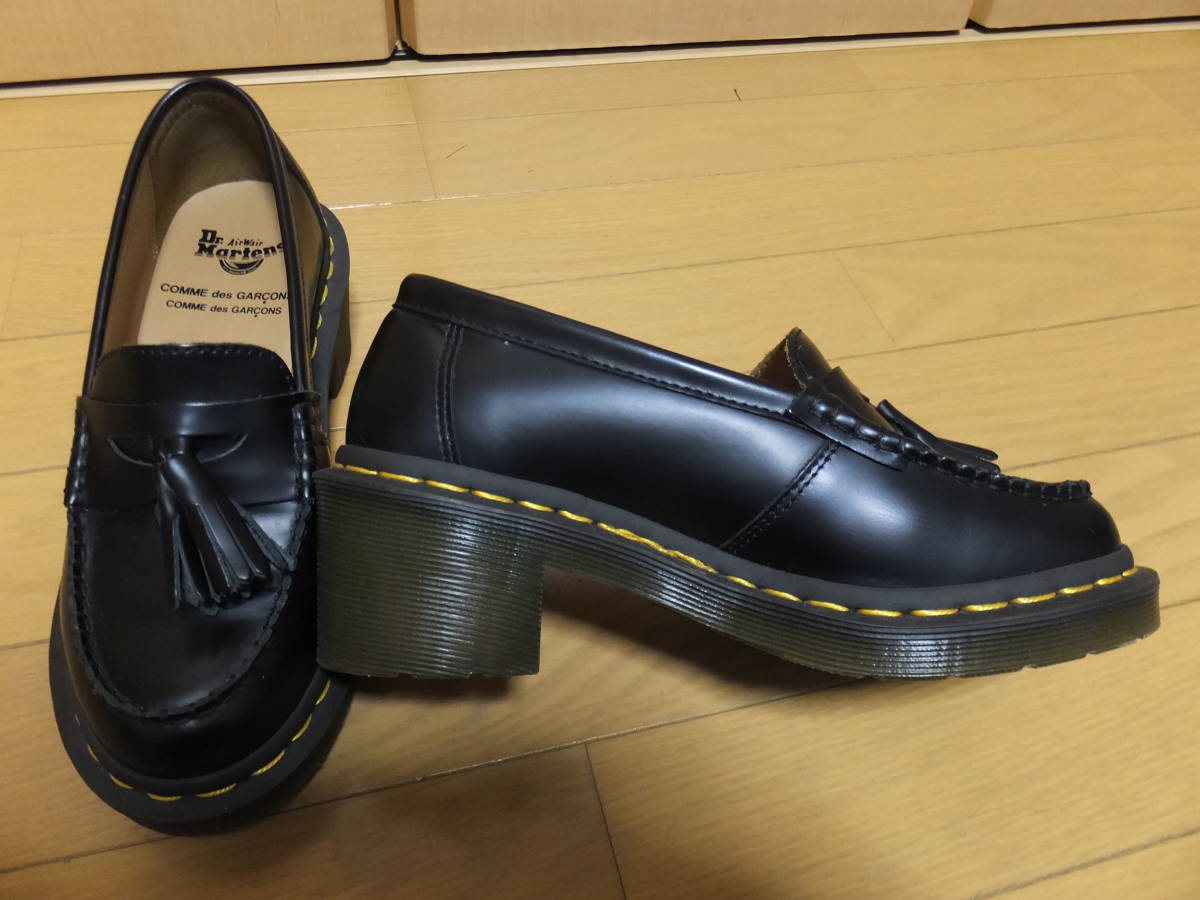 ●コムデギャルソン・コムデギャルソン×ドクターマーチン（Dr. Martens） ローファーシューズ　黒_画像3