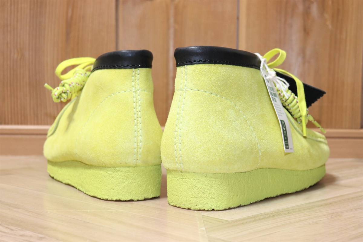  free shipping prompt decision [ unused ] Clarks * Wallabee Boot Lime (UK7.5/US8.5/EU41.5) * Clarks wala Be boots lime 