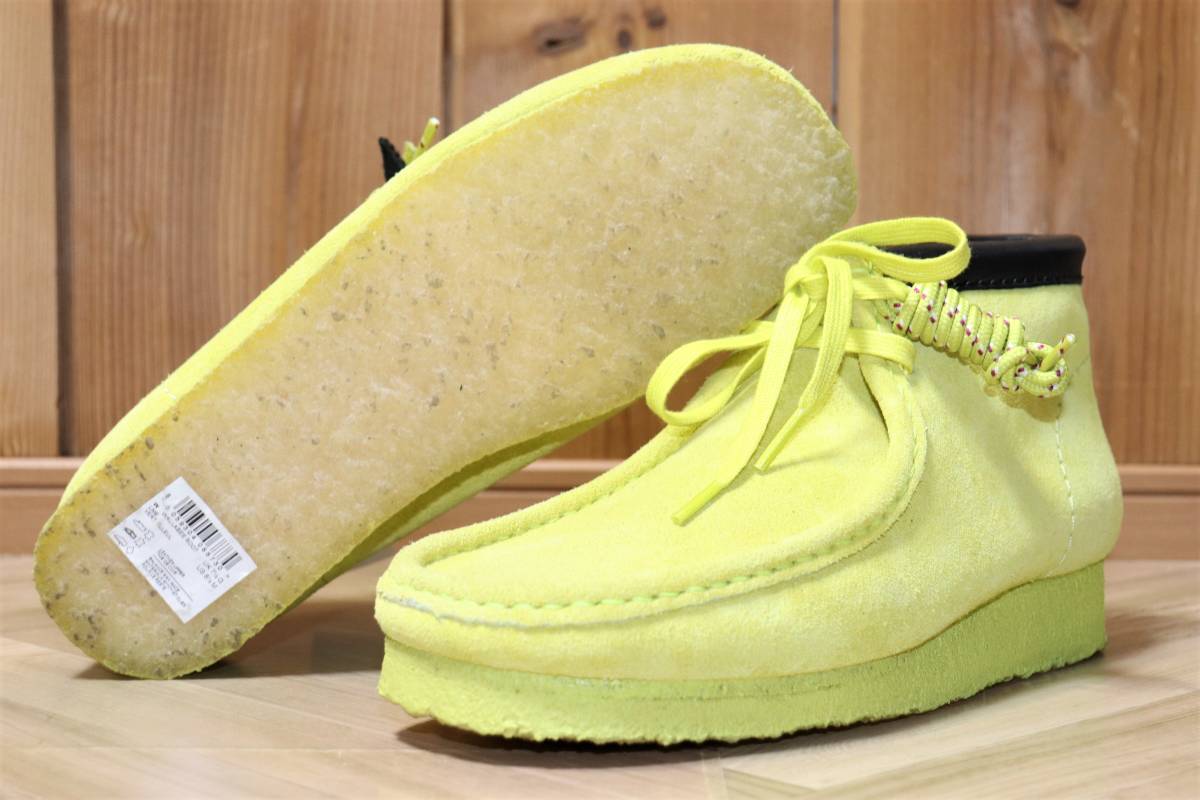  free shipping prompt decision [ unused ] Clarks * Wallabee Boot Lime (UK7.5/US8.5/EU41.5) * Clarks wala Be boots lime 