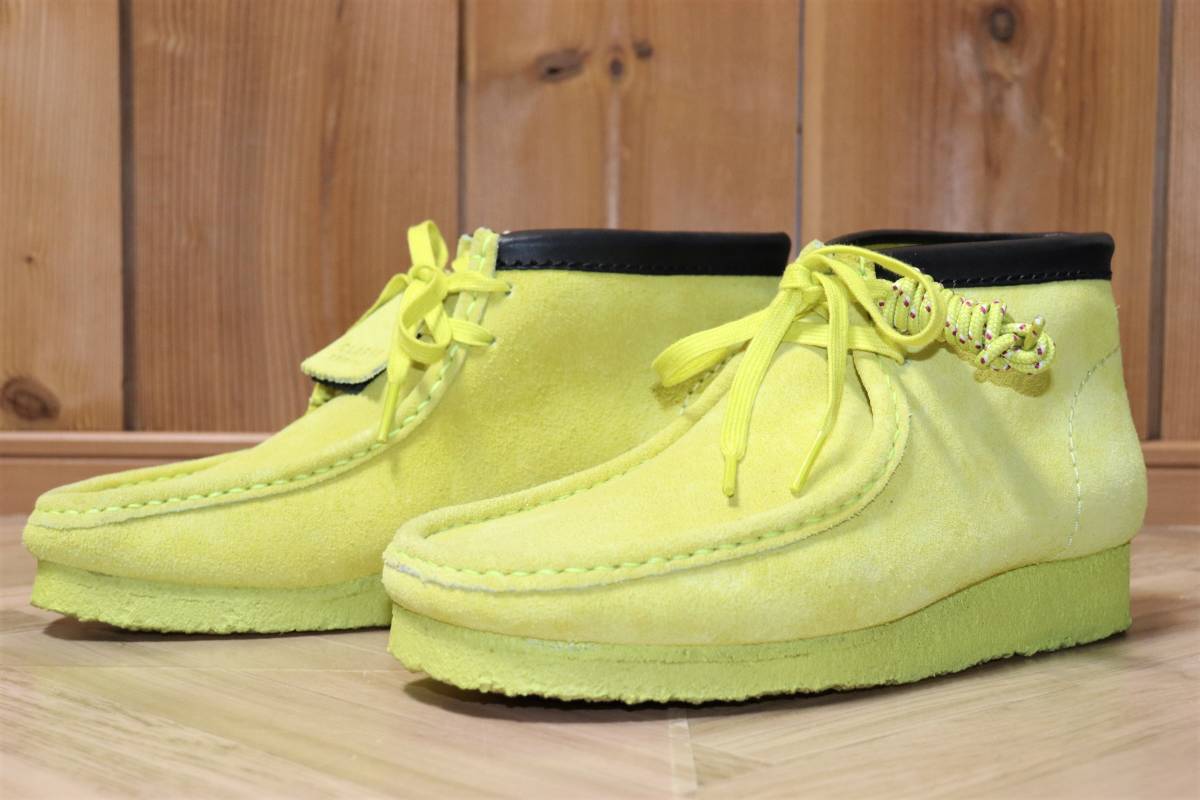  free shipping prompt decision [ unused ] Clarks * Wallabee Boot Lime (UK7.5/US8.5/EU41.5) * Clarks wala Be boots lime 