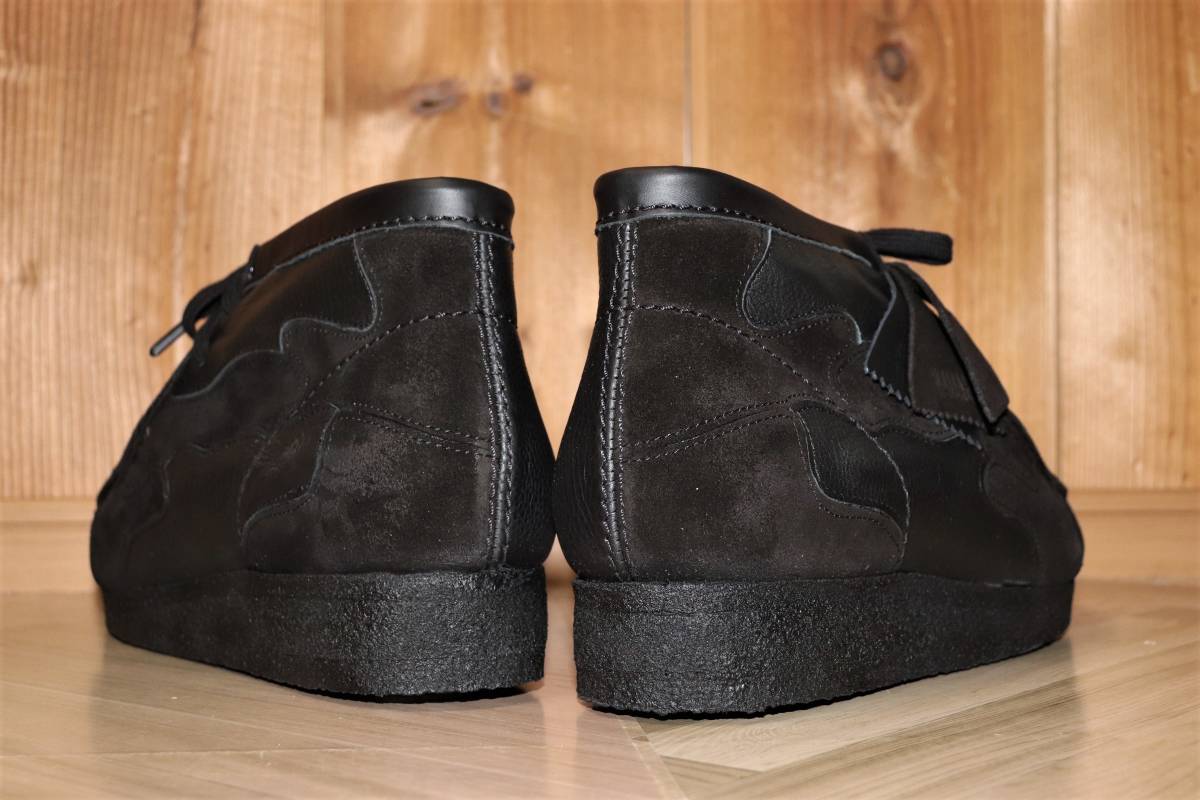 送料無料 即決【未使用】 Clarks Wallabee Patch Black Combi 送料無料 即決【未使用】 Clarks Wallabee Patch Black Combi