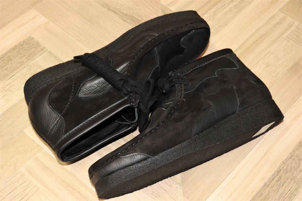 送料無料 即決【未使用】 Clarks Wallabee Patch Black Combi 送料無料 即決【未使用】 Clarks Wallabee Patch Black Combi