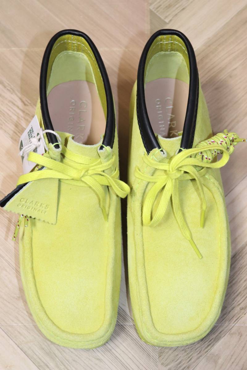  free shipping prompt decision [ unused ] Clarks * Wallabee Boot Lime (UK7.5/US8.5/EU41.5) * Clarks wala Be boots lime 