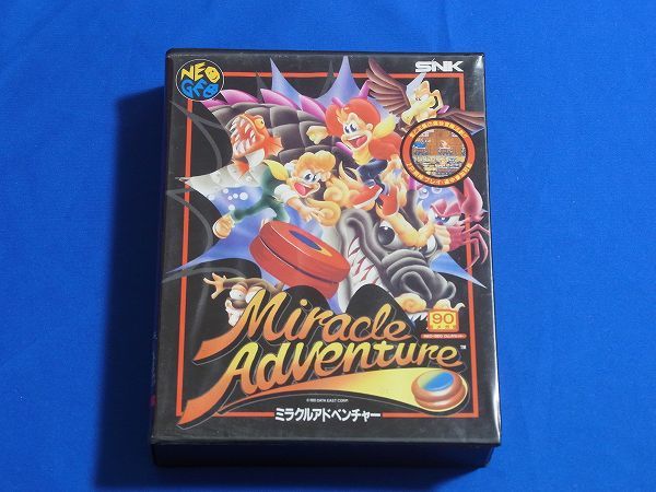 【整備済】送料込 ネオジオROM ミラクルアドベンチャー 箱つき 即決 NEOGEO Miracle Adventure_画像1