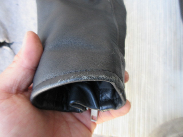  southern sea naan kai lady's original leather double leather jacket size 9
