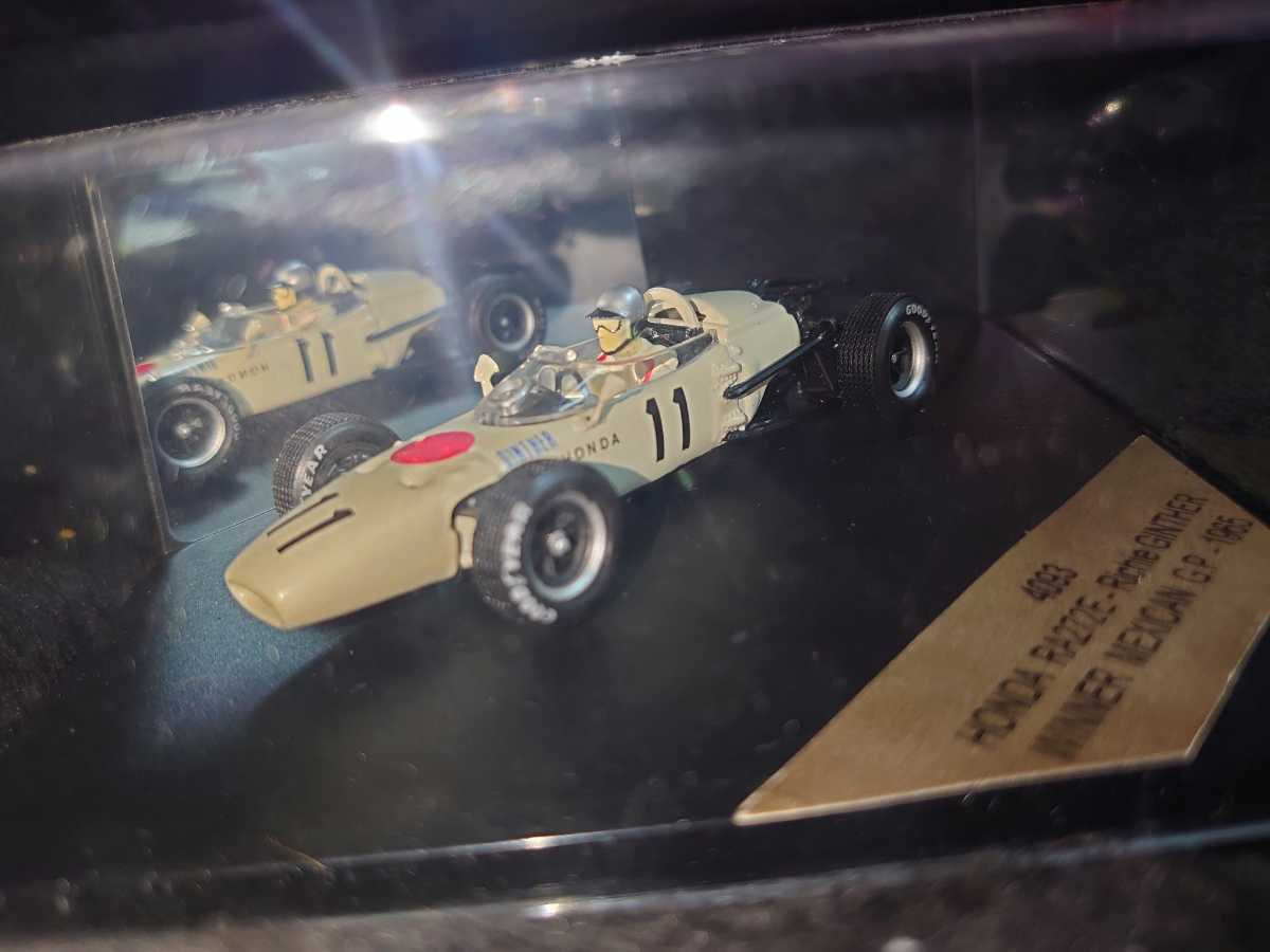 超レア？ ミニカー Quartzo 4093 HONDA RA272E-Richie GINGER WINNER MEXICAN GP-1965 中古美品の画像3