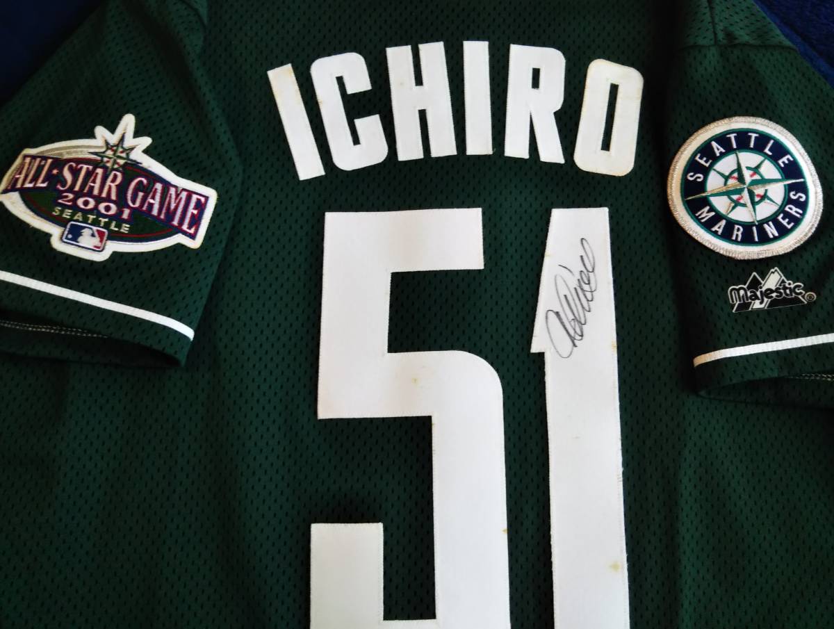 MLB イチロー 直筆サイン入り ルーキーイヤー ジャージ UDA 証明書 殿堂 MLB イチロー 直筆サイン入り ルーキーイヤー ジャージ UDA 証明