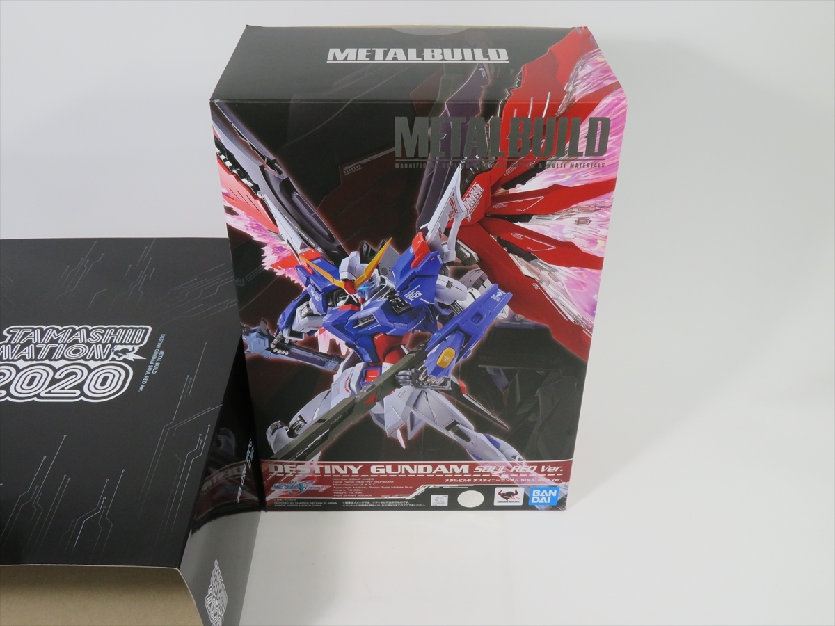 現状品 METAL BUILD デスティニーガンダム SOUL RED Ver. 機動戦士ガンダムSEED DESTINY 送料無料c16_画像2