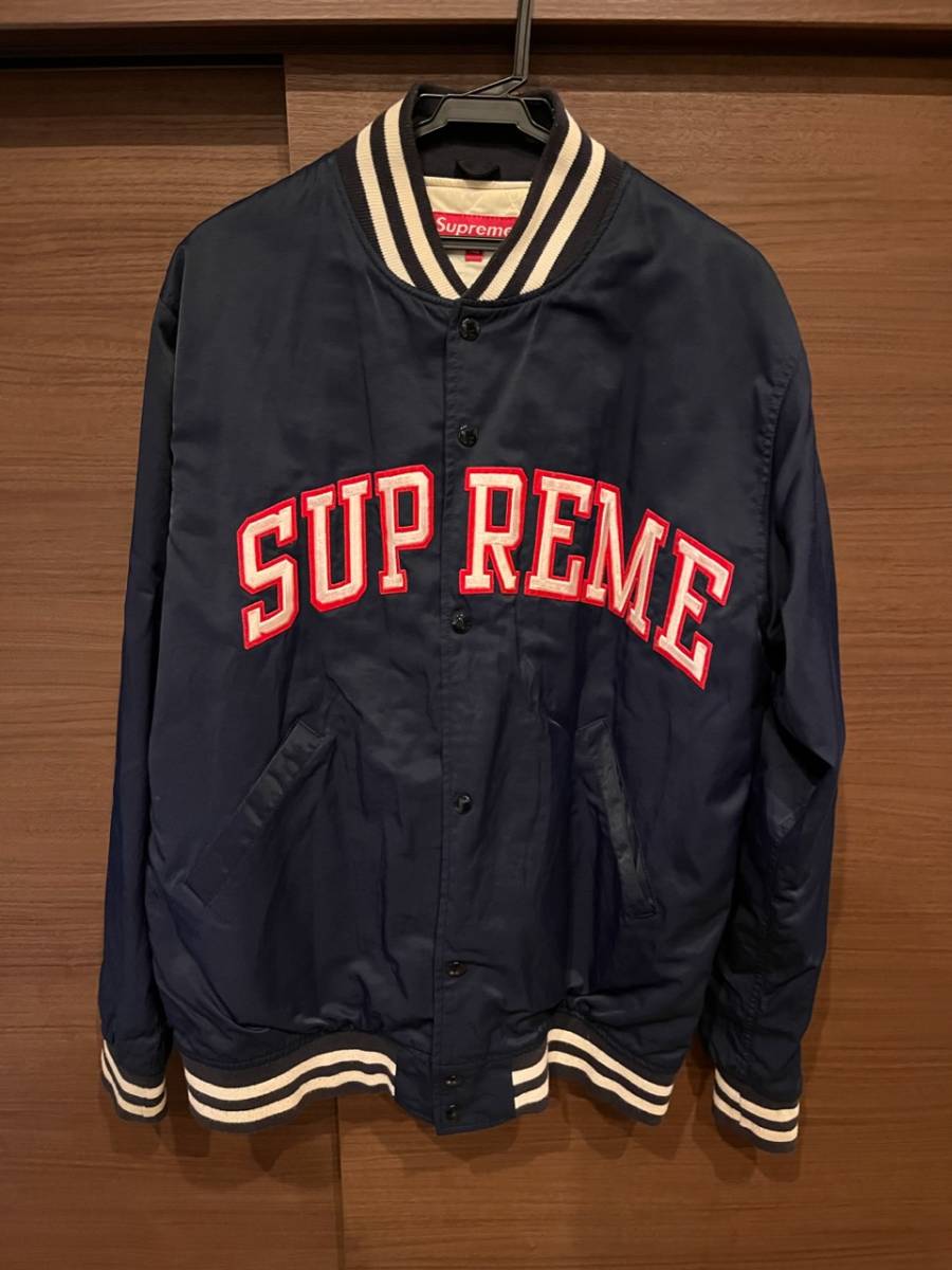 ヤフオク! - supreme スタジャン アーチロゴ ビッグアップル