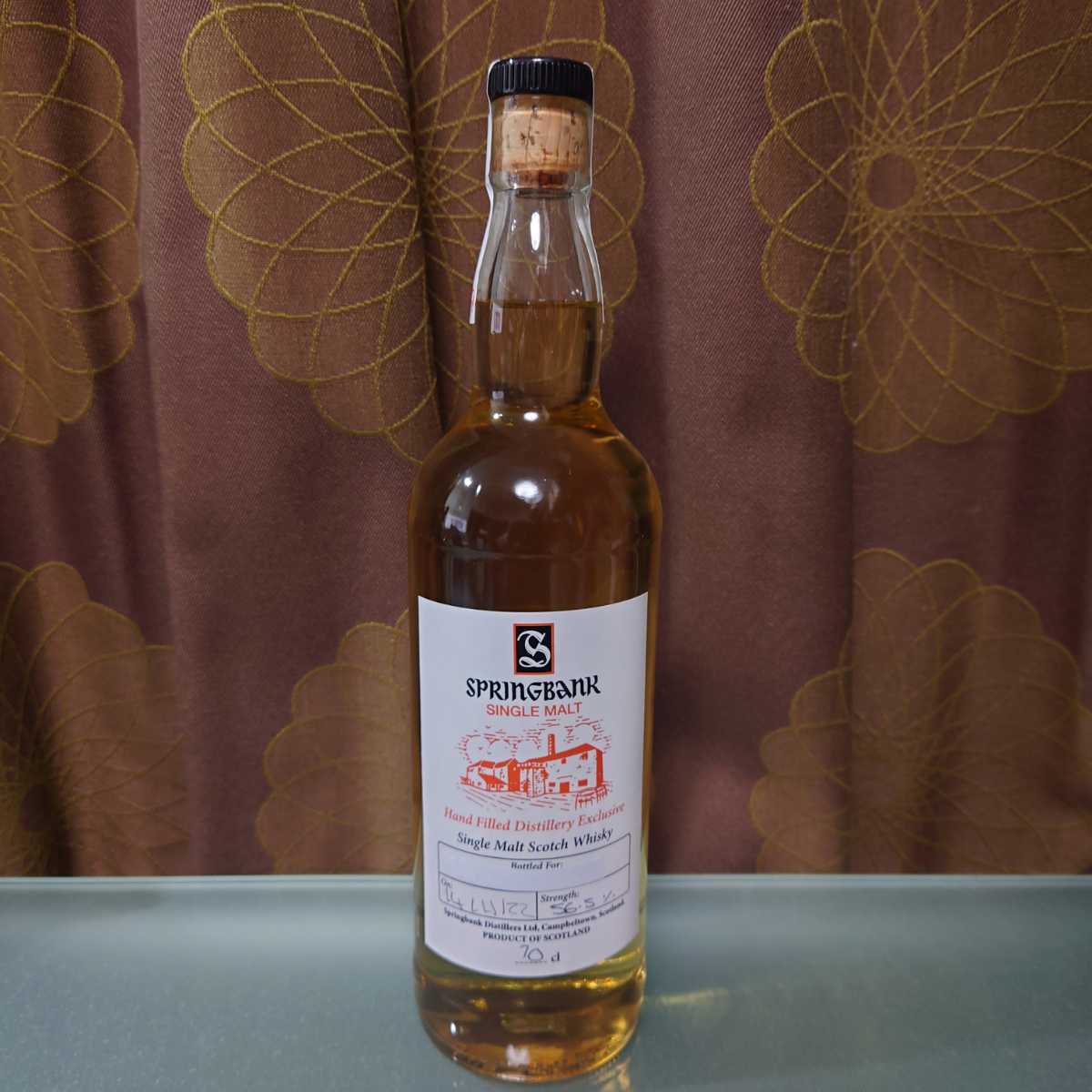 日本未発売 スプリングバンク 蒸留所限定 700ml 56.5% ハンドフィル