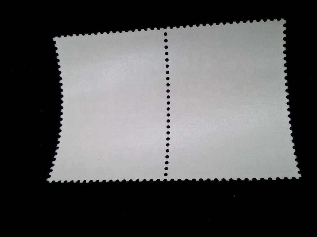 相撲絵シリーズ 50円×2枚 第4集 未使用 切手 2種連刷  No.63の画像3