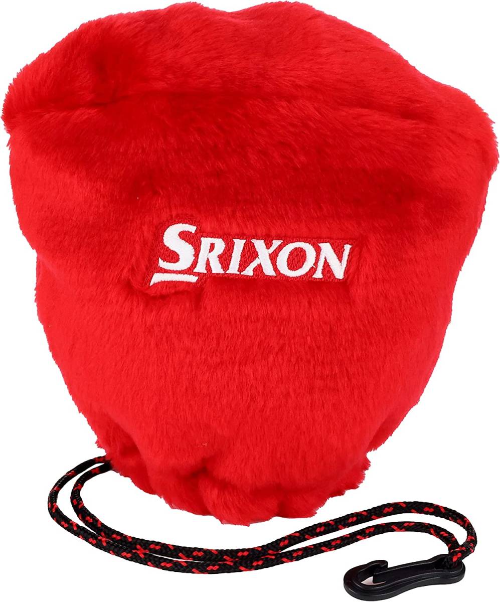 SRIXON アイアン用フード スリクソン ダンロップ レッド 伸縮性 アイテム ヘッドカバー 人気 かわいい プレゼント 贈り物 コンペ 景品