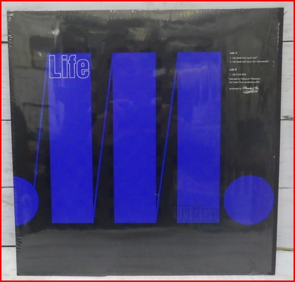 アナログ レコード【Miho/Life】ミホ/ライフ■12インチ シングル【中古】送料込_画像1