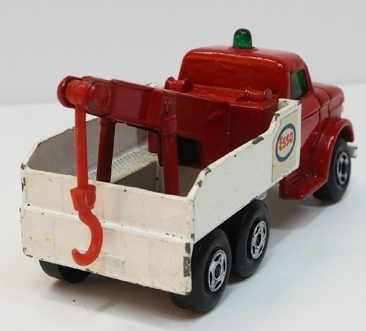  old Matchbox No.71[WRECK TRUCK wrecker truck red red ]SUPERFAST England made minicar #LESNEY[ used ] including carriage 