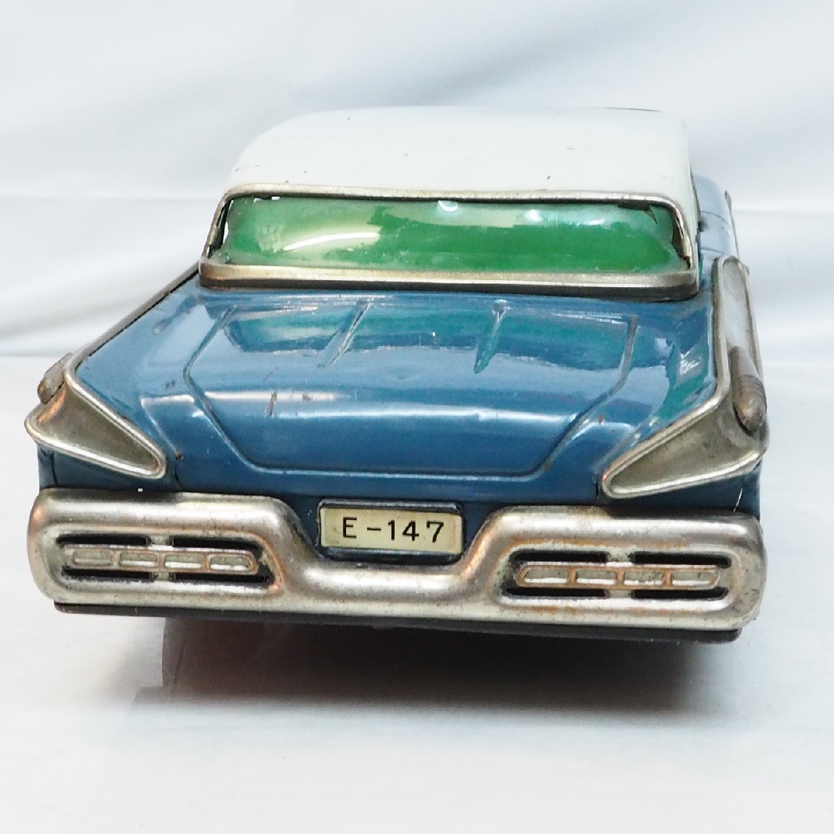 米澤玩具【58 MERCURY MONTCLAIR青マーキュリー モントクリア 大】ブリキ tin toy car自動車ミニカーYonezawaヨネザワ米澤【本体のみ】0292_画像7