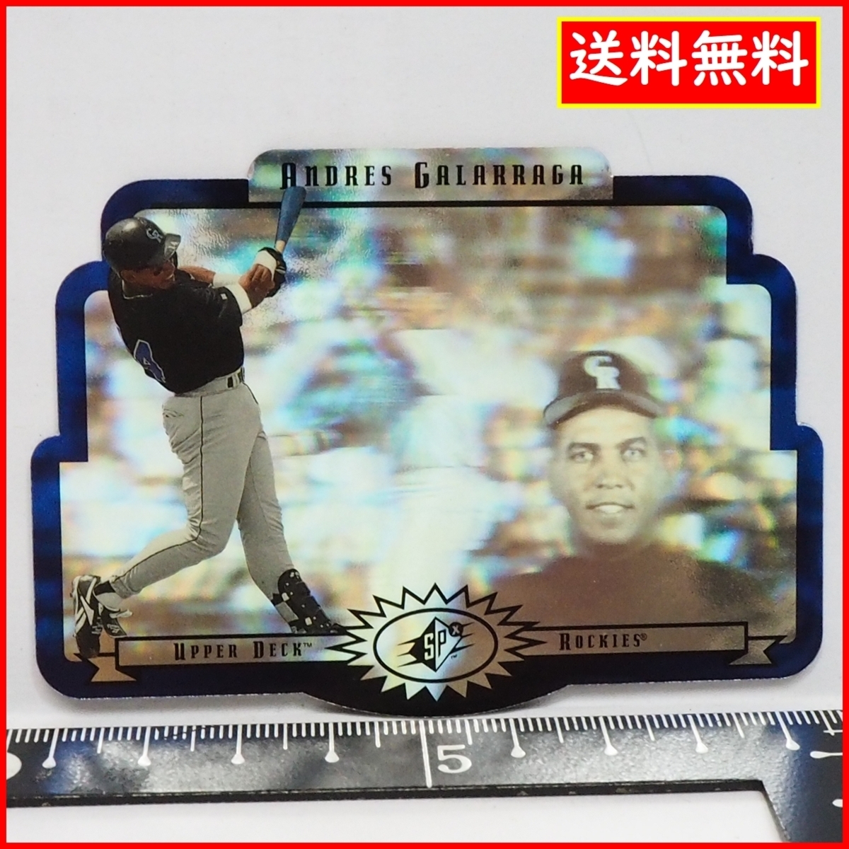 Upper Deck SPX #25【Andres Galarraga(ROCKIES)】1996年DIE CUT 3DレンチキュラーMLBメジャーリーグ野球カードBaseball CARD【送料込】の画像1