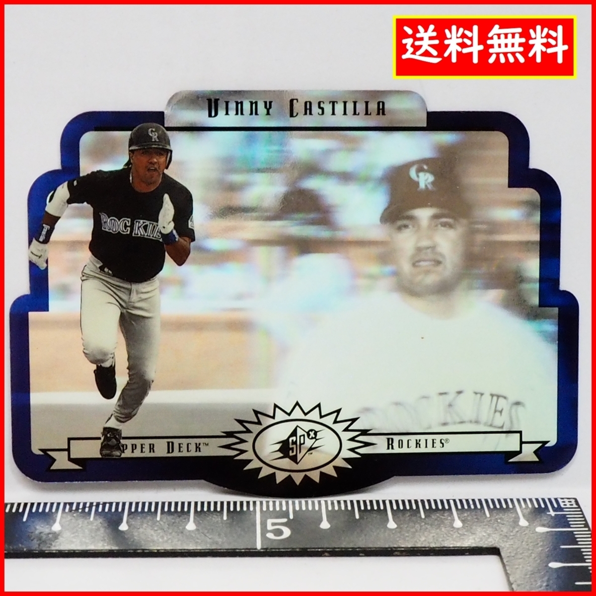 Upper Deck SPX #24【Vinny Castilla(ROCKIES)】1996年DIE CUT 3DレンチキュラーMLBメジャーリーグ野球カードBaseball CARD【送料込】_画像1