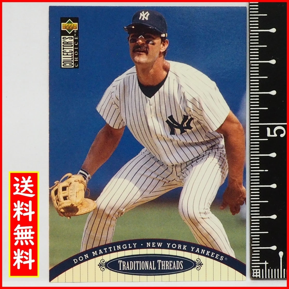 1996 Upper Deck Collector's Choice #100 Traditional Threads【Don Mattingly(Yankees)】アッパーデック96年MLBメジャーリーグ野球カード_画像1