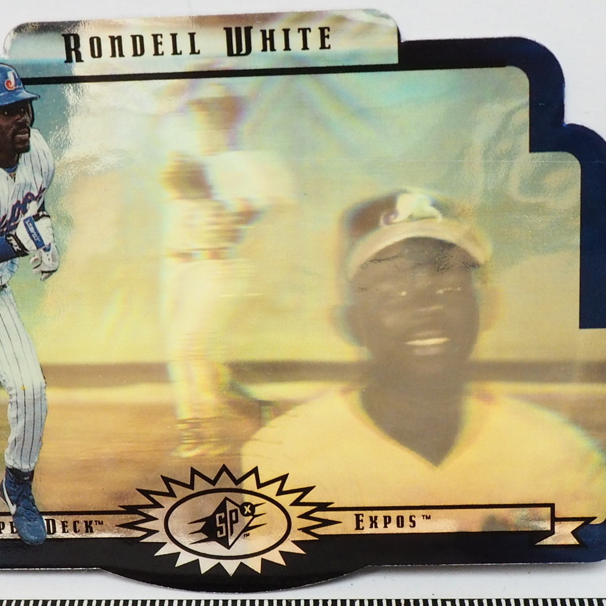 Upper Deck SPX #39【Rondell White(EXPOS)】1996年DIE CUT 3DレンチキュラーMLBメジャーリーグ野球カードBaseball CARD【送料込】の画像2