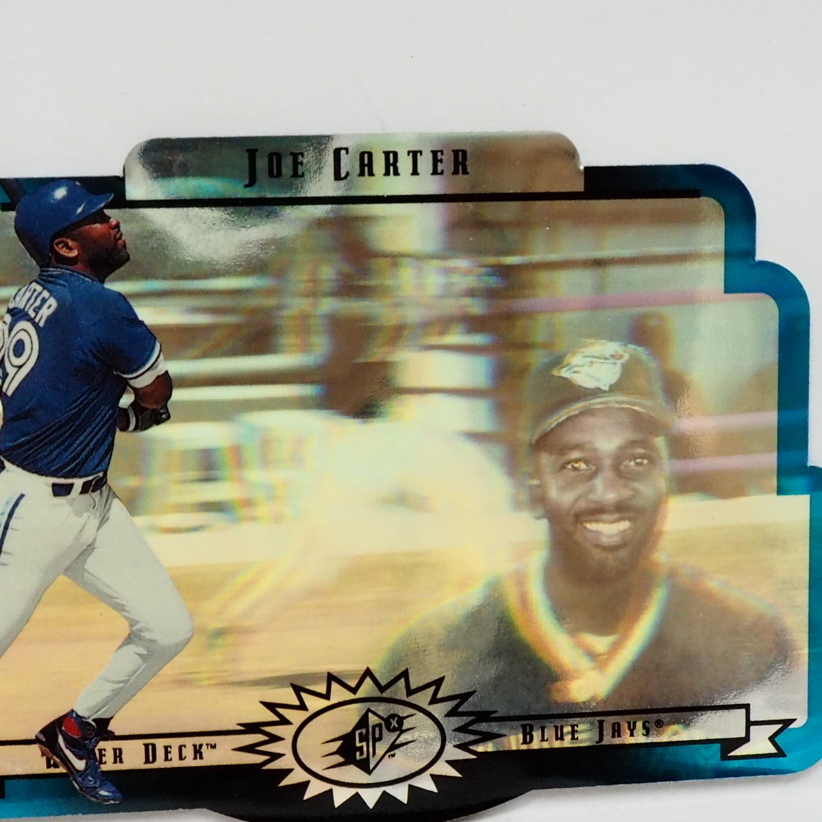 Upper Deck SPX #59【Joe Carter(BLUE JAYS)】1996年DIE CUT 3DレンチキュラーMLBメジャーリーグ野球カードBaseball CARD【送料込】_画像2