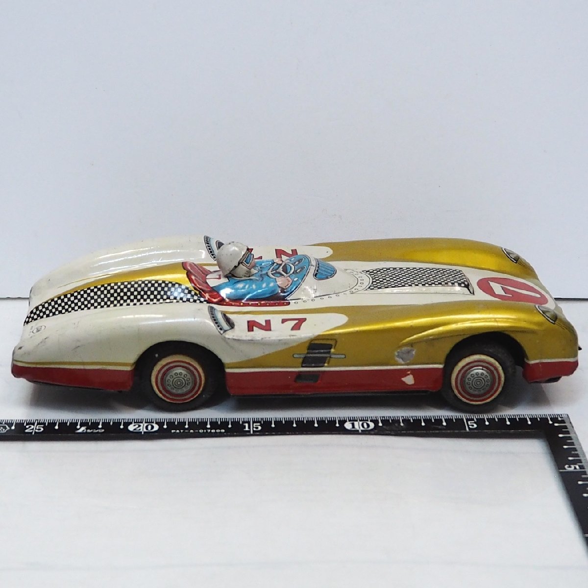マルサンブリキ ミニチュア自動車tin Toy Car□MARUSAN0354 ビンテージ