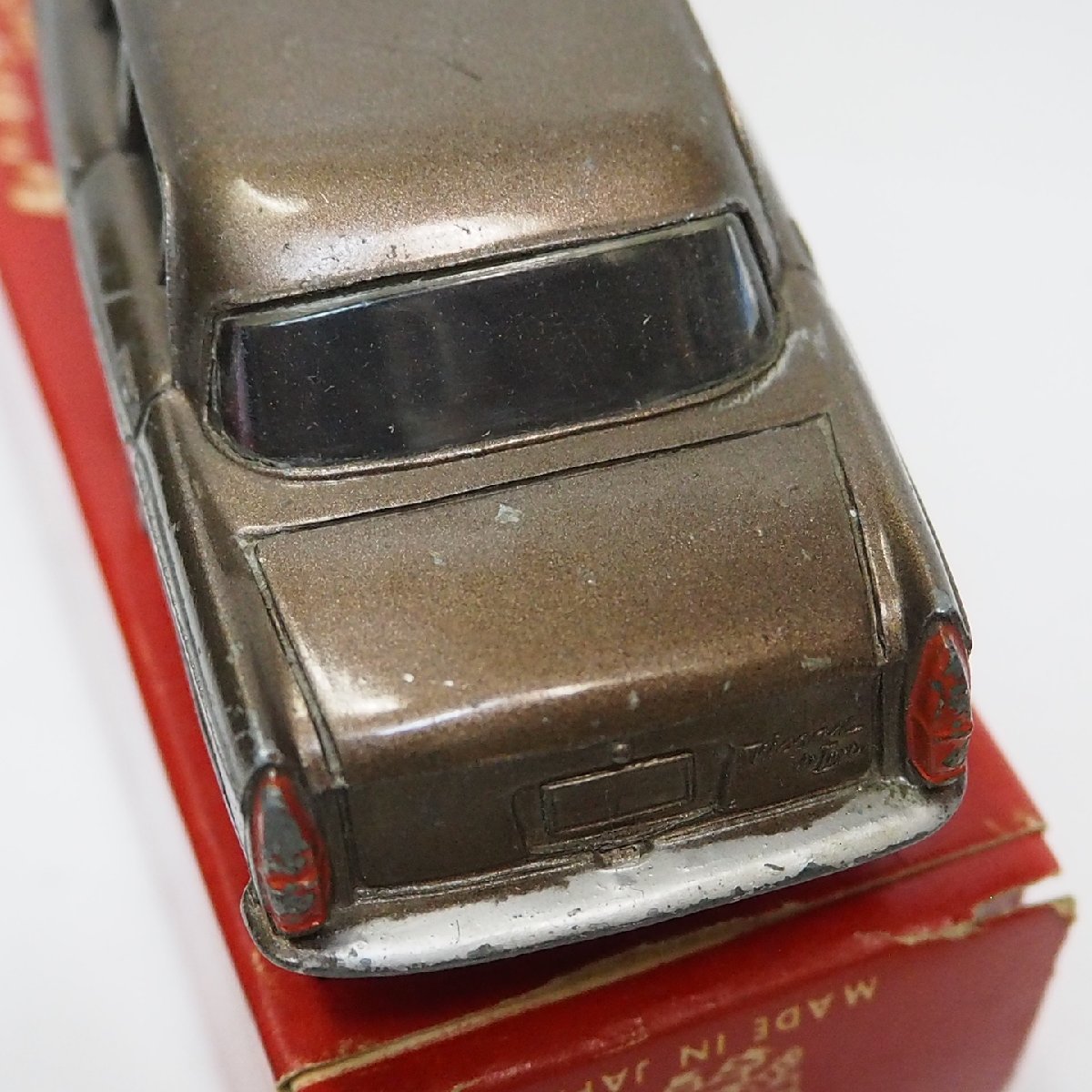 モデルペットNo.10【ニッサン セドリック Nissan Cedric 茶色ブラウン】1/42ミニカー 日産■アサヒATC旭玩具MODEL PET【箱付】送料込_画像6