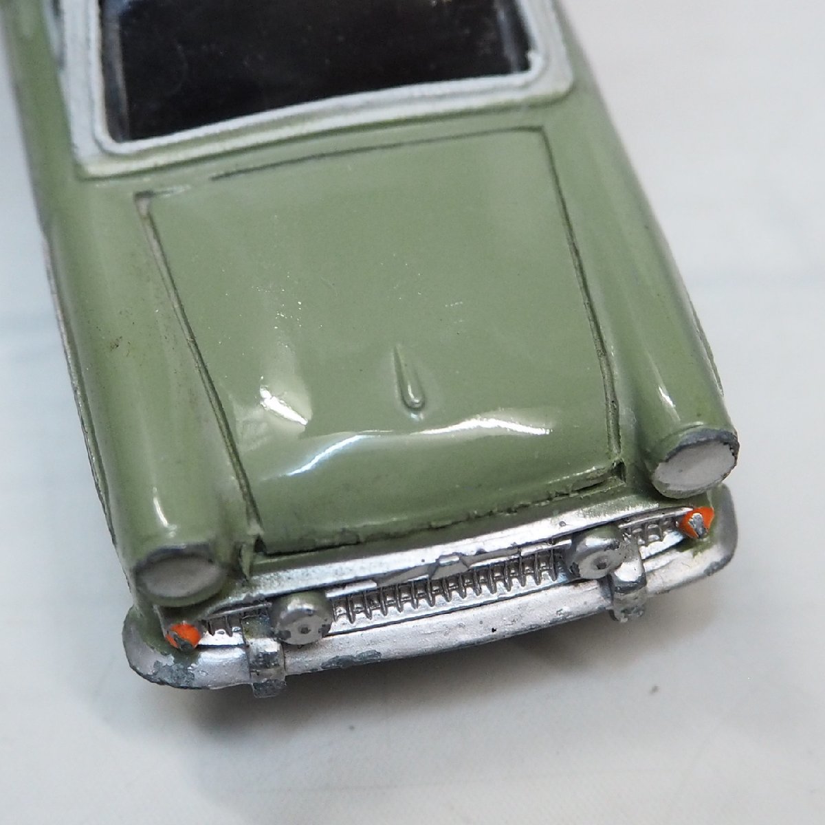 モデルペットNo.9【イスズ ヒルマン ミンクス ISUZU HILLMAN Minx 黄緑】1/42ミニカー いすゞ■アサヒATC旭玩具MODEL PET【箱付】送料込_画像３