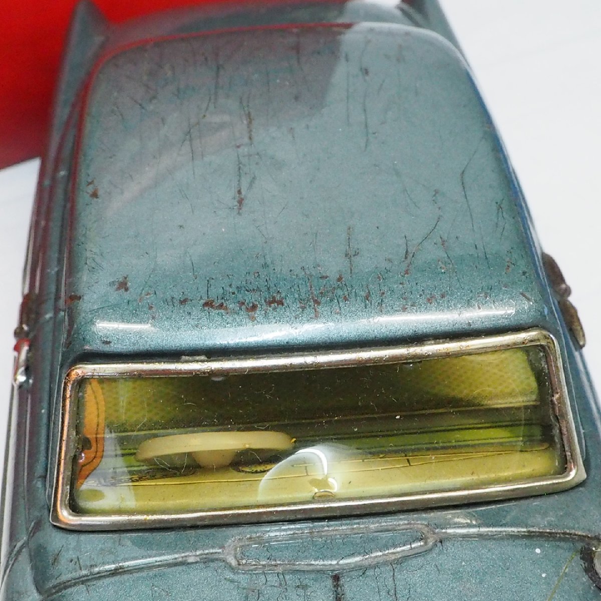. плата магазин [TOYOPET CROWN DELUXE Toyopet Crown Deluxe синий зеркало есть ] жестяная пластина tin toy car автомобиль #BC BANDAI красный коробка Bandai [ с ящиком ]0373