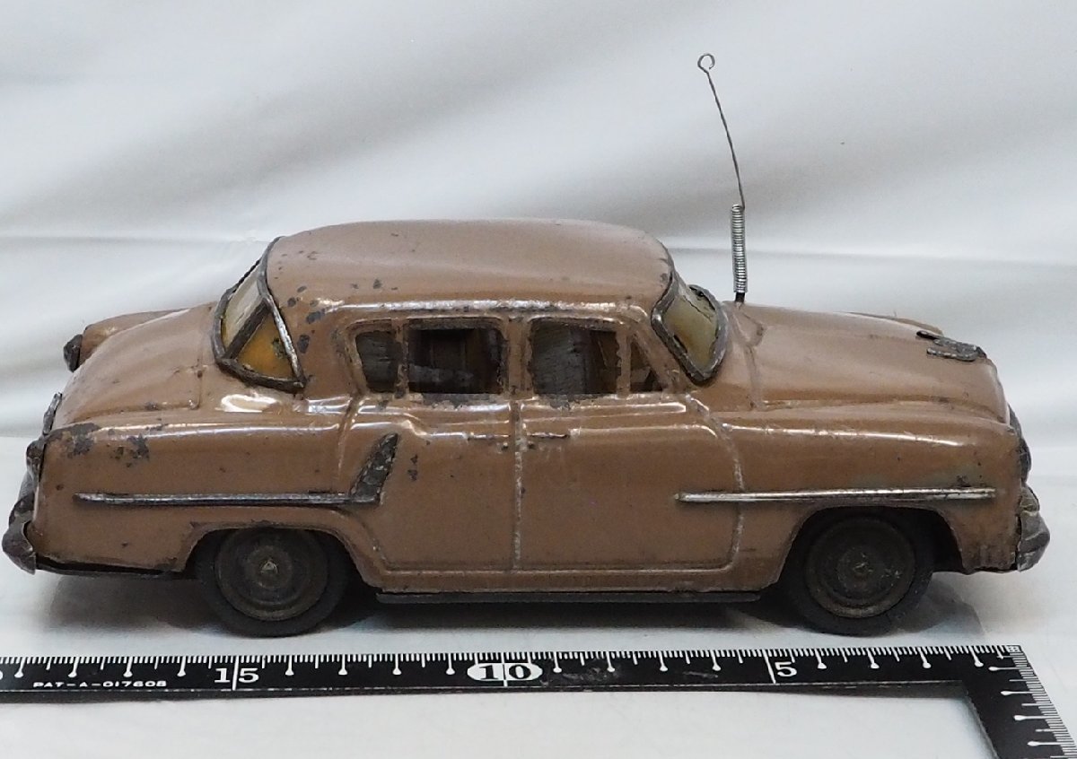 . плата магазин [TOYOPET CROWN первое поколение Toyopet Crown светло-коричневый Brown ] жестяная пластина tin toy car автомобиль миникар #BC BANDAI красный коробка Bandai [ без коробки ]0361