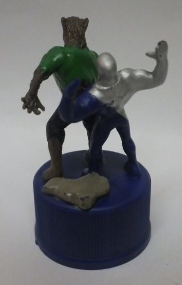  including carriage [ used ] Pepsi * Pepsiman PEPSI-MAN* bottle cap figure [THE WOLF MAN] Wolf man #. man 