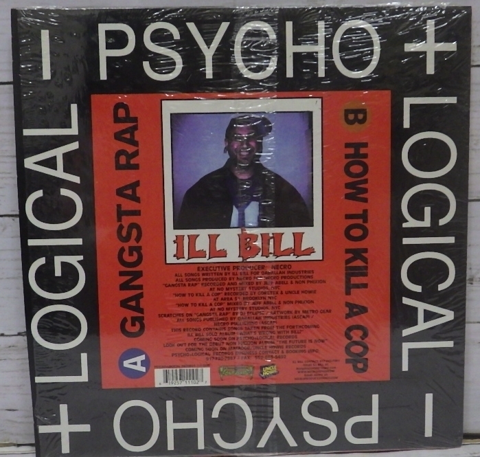 アナログ レコード【ILL BILL/Gangsta Rap/How To Kill A Cop】イル・ビル■12インチLPアルバム【中古】送料込_画像3