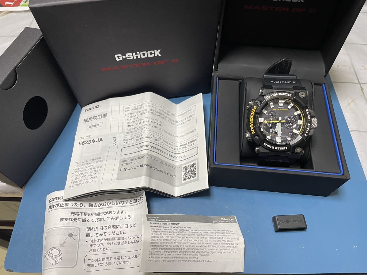 CASIO カシオ G-SHOCK Gショック MASTER OF G FROGMAN GWF-A1000-1AJF