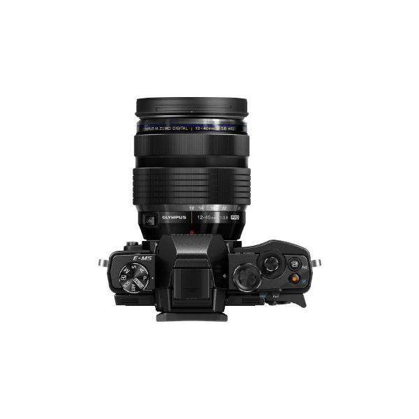 中古 １年保証 美品 OLYMPUS OM-D E-M5 12-40mm F2.8 PRO レンズキット エリートブラック_画像4