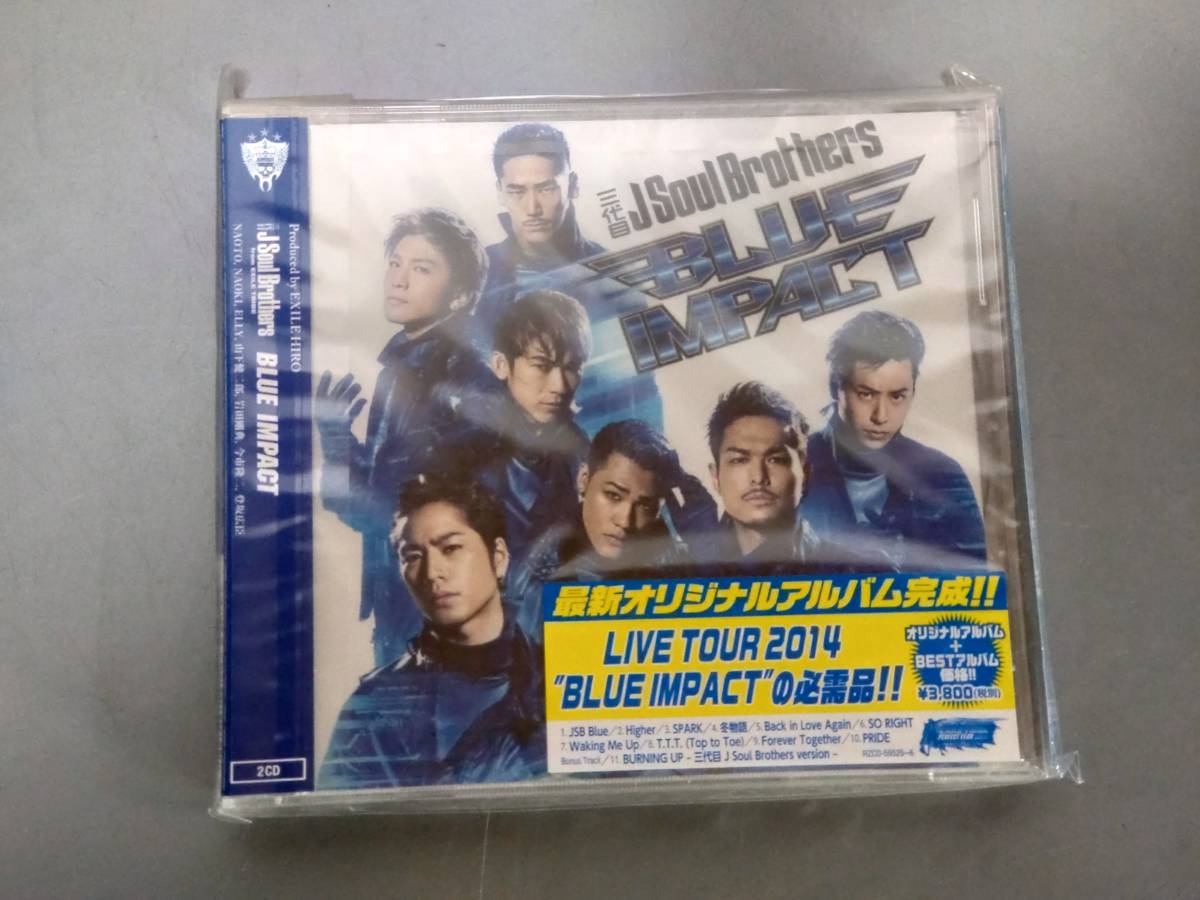 c8062◆シュリンク未開封新品◆三代目 J Soul Brothers from EXILE TRIBE 　CD「THE BEST / BLUE IMPACT」 ◆アルバムCD２枚組_画像1
