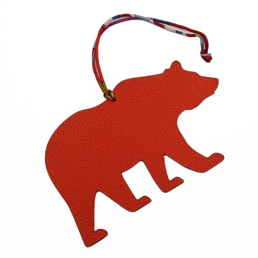 HERMES エルメス チャーム プティアッシュ petit h グリズリー ヴォー