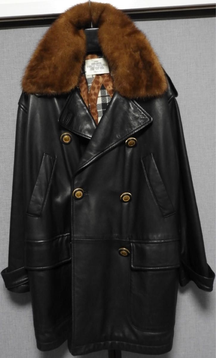 ビンテージ ENRICO MANDELLI エンリコマンデッリ レザー ビンテージ ENRICO MANDELLI エンリコマンデッリ レザー