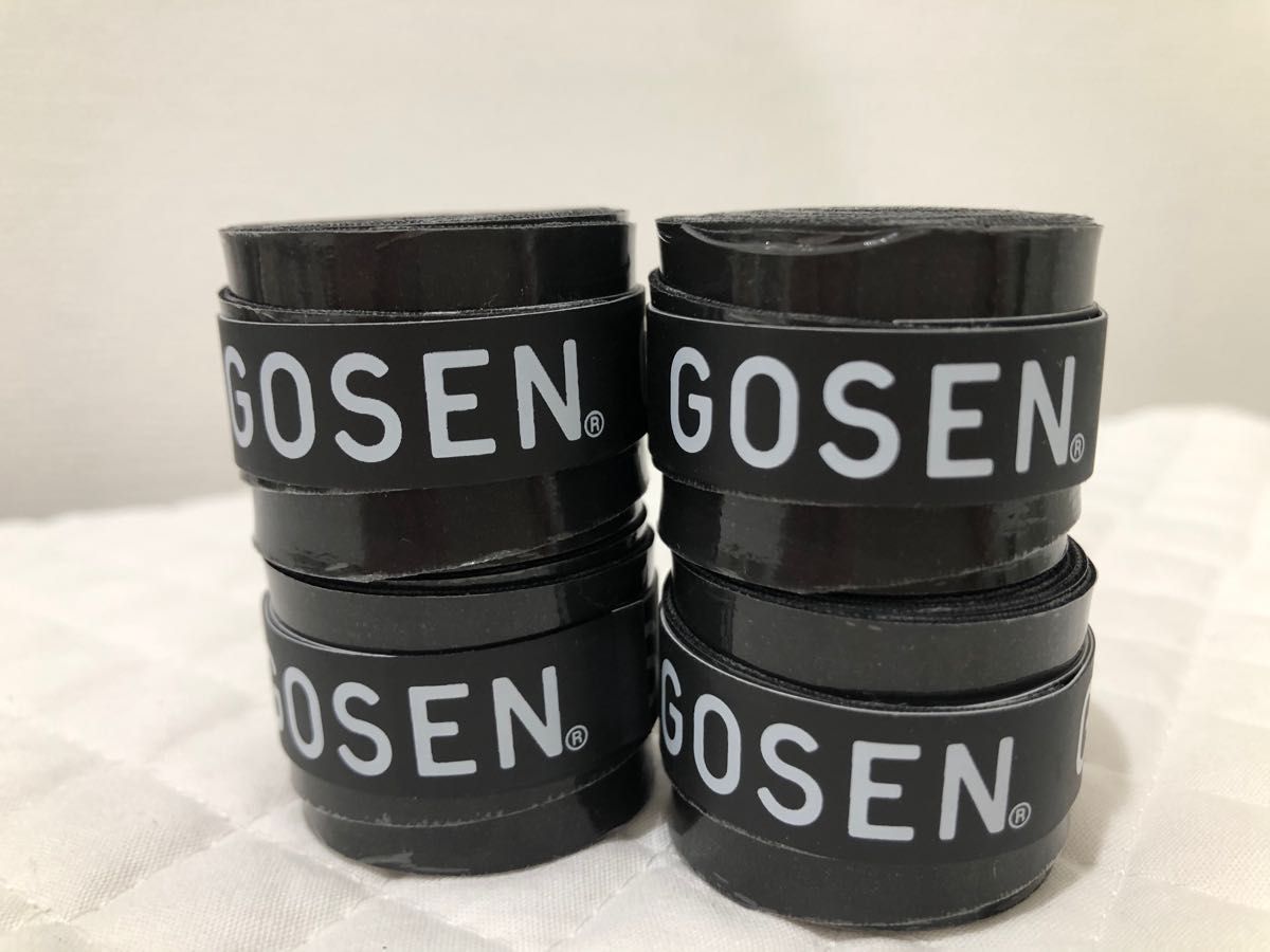 GOSEN テニスグリップテープ 黒2個