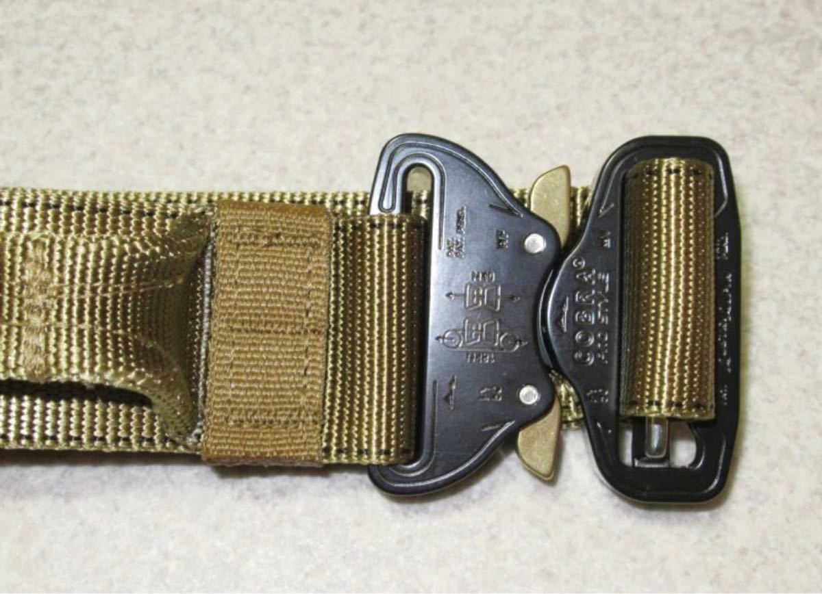 OKINAWA米軍実物 TYR TACTICAL GUNFIGHTER BELT コヨーテ　SMALL 米軍放出品 RECON タクティカルベルト_画像2