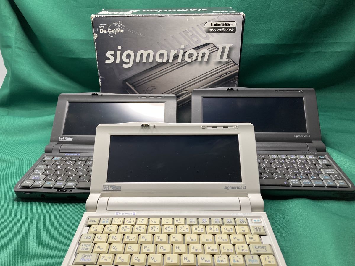 NEC Sigmarion II WindowsCE 3台まとめ 起動しました NTT DoCoMo シグマリオン2の画像1