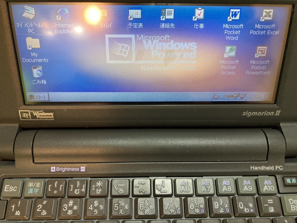 NEC Sigmarion II WindowsCE 3台まとめ 起動しました NTT DoCoMo シグマリオン2の画像9