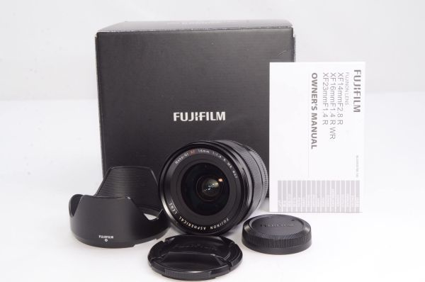 FUJIFILM X 交換レンズ フジノン 単焦点 超広角 大口径 16mm F1.4 防塵
