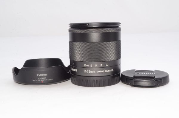 豪奢な キャノンEF-M広角ズームレンズ11-22mm f 4.0-5.6 IS STM