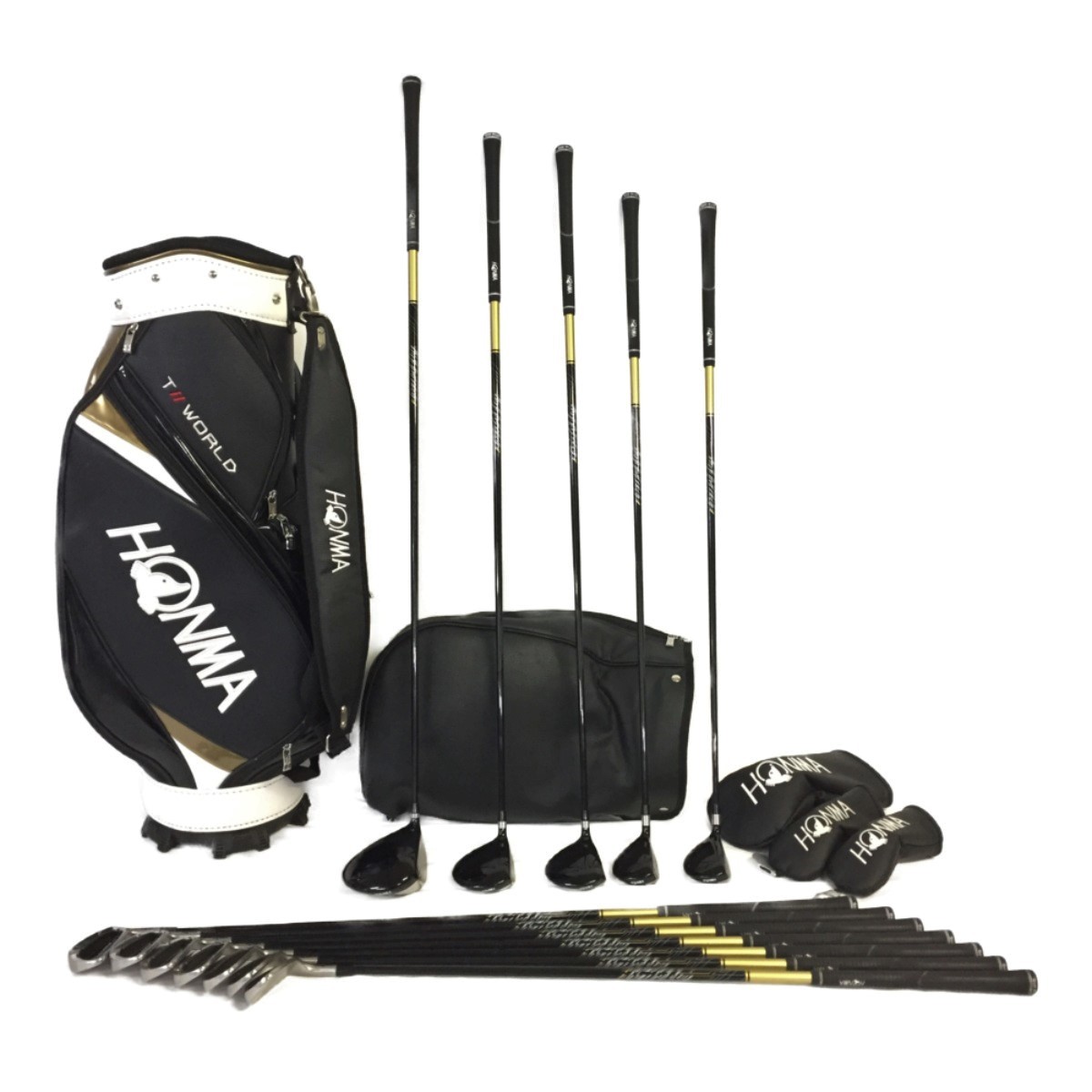 ◎◎ HONMA ホンマ T//WORLD ZERO 12本 ゴルフセット VIZARD ZERO S パター欠品 傷や汚れあり