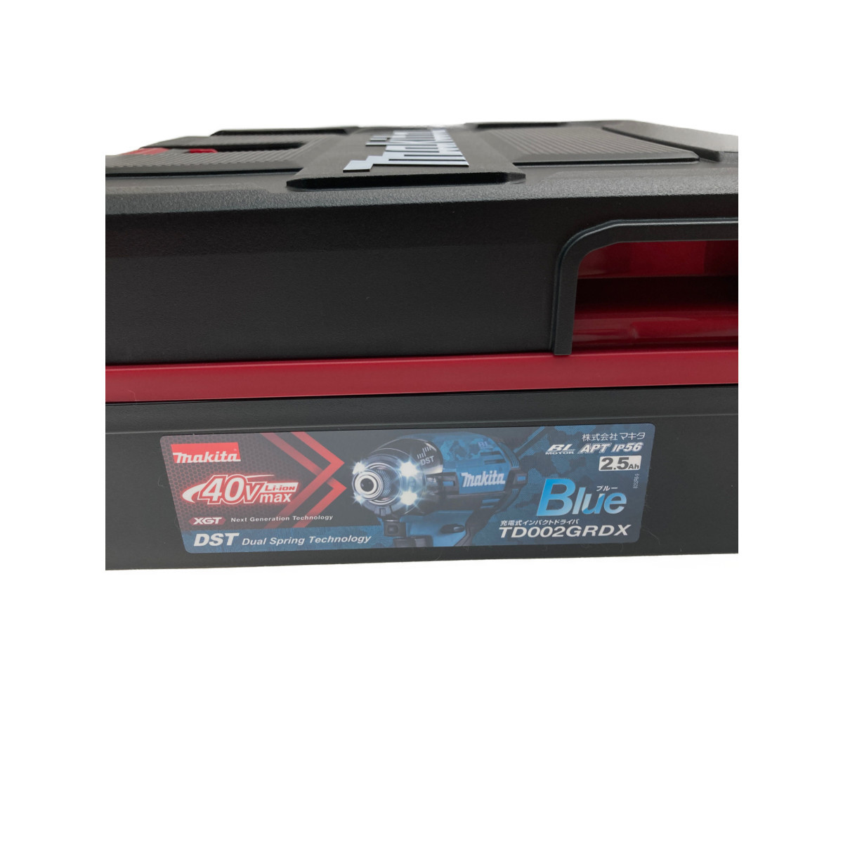 ●● MAKITA マキタ インパクトドライバ バッテリー×2個 充電器 付 TD002GRDX ブルー 未使用に近い