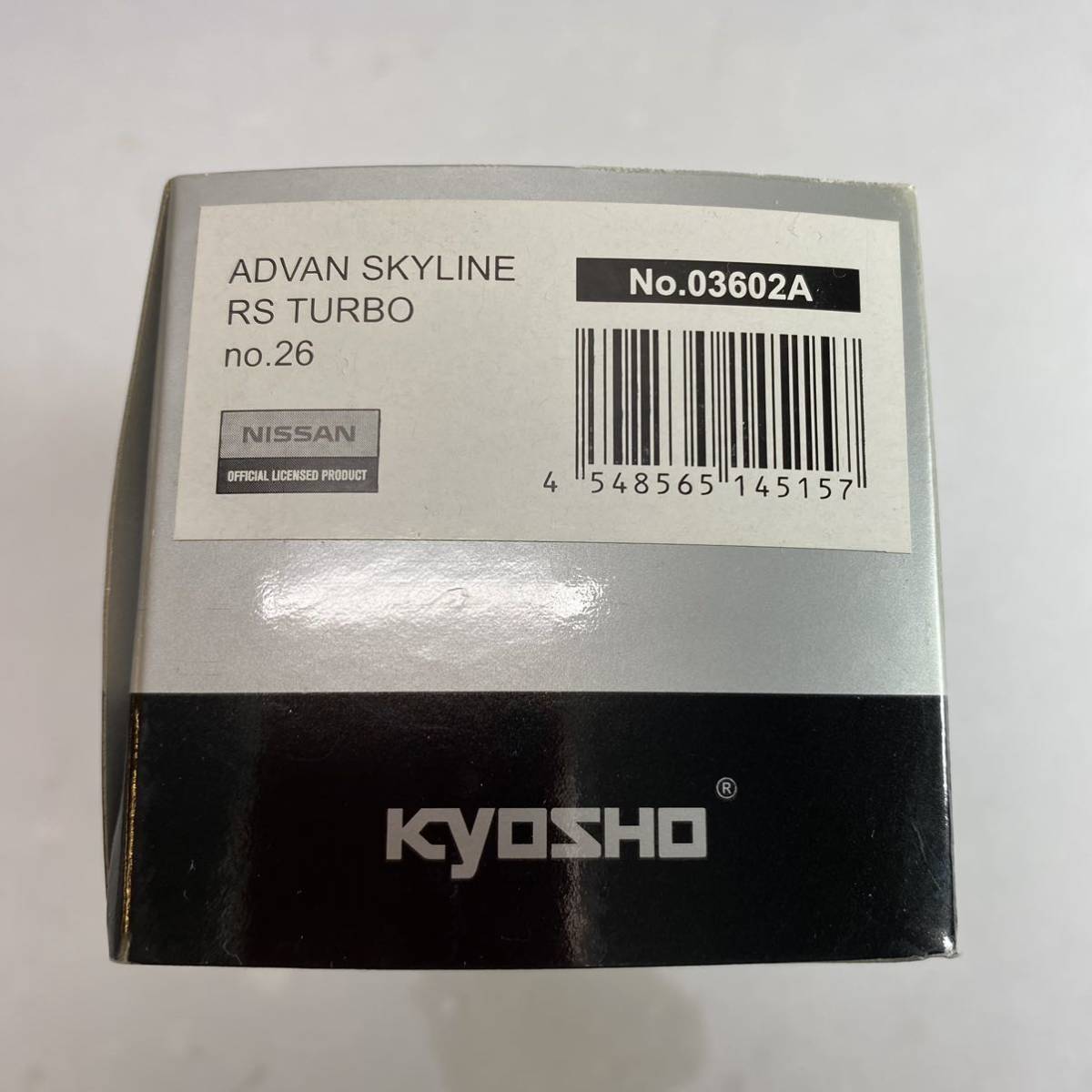 【送料無料即決】 KYOSHO 京商 ADVAN SKYLINE RS TURBO No.26 日産 スカイライン ターボ スケール ミニカー 模型 インテリア_画像5