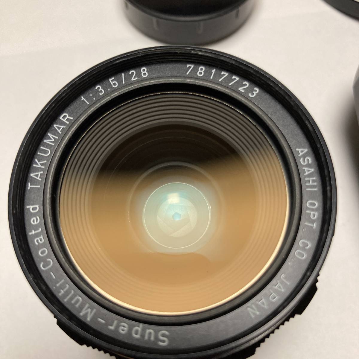 送料無料 美品 M42 SMC TAKUMAR 28mm F3 5 純正付属多数 タクマー