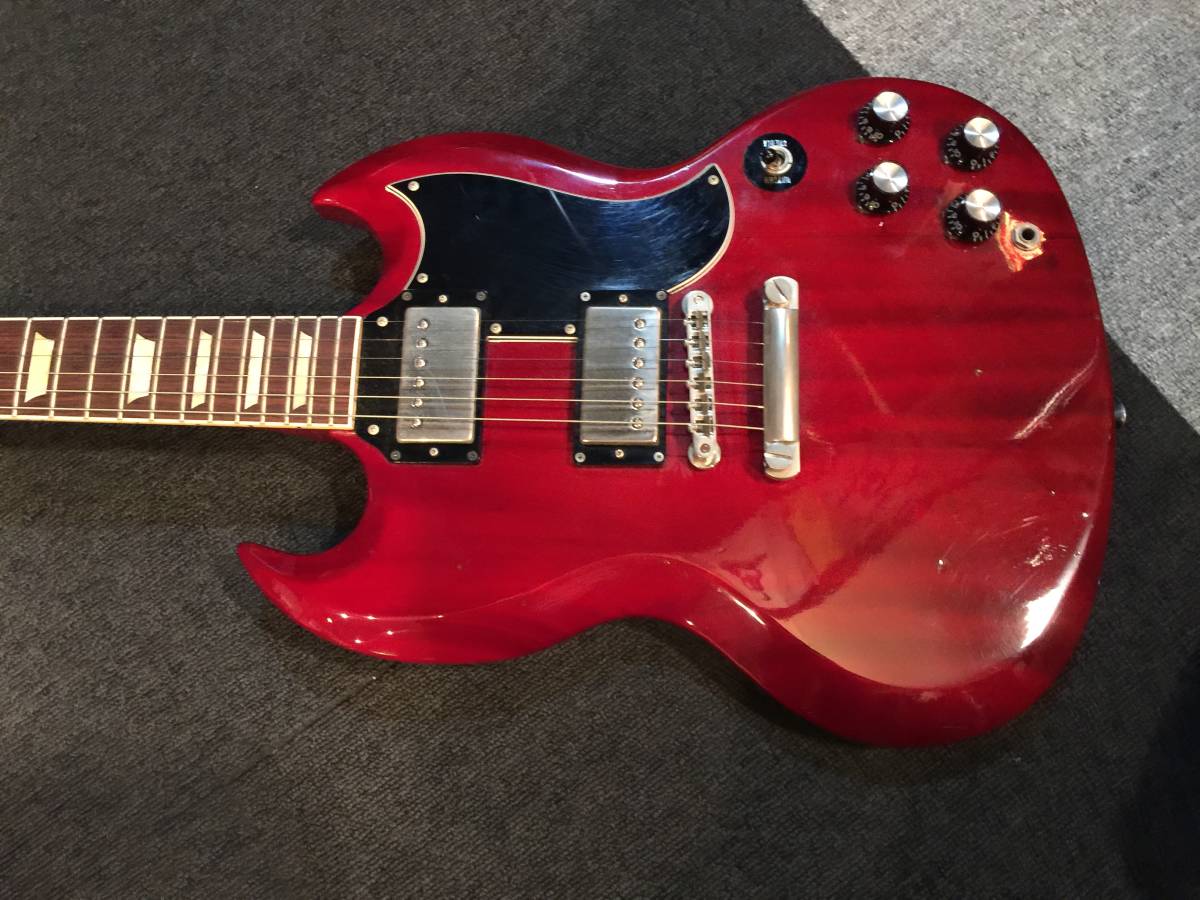 No.012323 レア！ Epiphone JAPAN SG CHERRY JAPAN VINTAGE EX_画像2