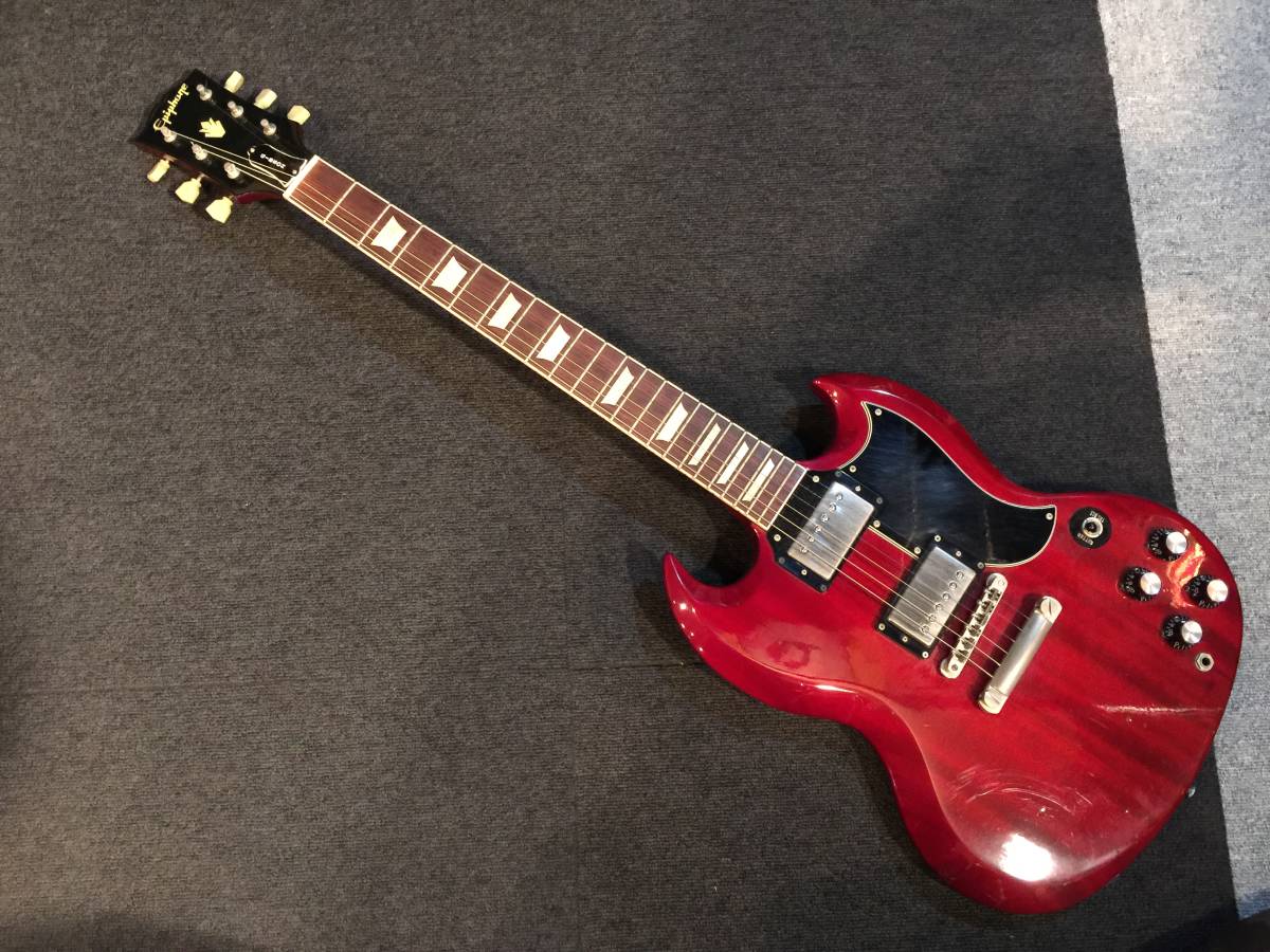 No.012323 レア！ Epiphone JAPAN SG CHERRY JAPAN VINTAGE EX_画像1