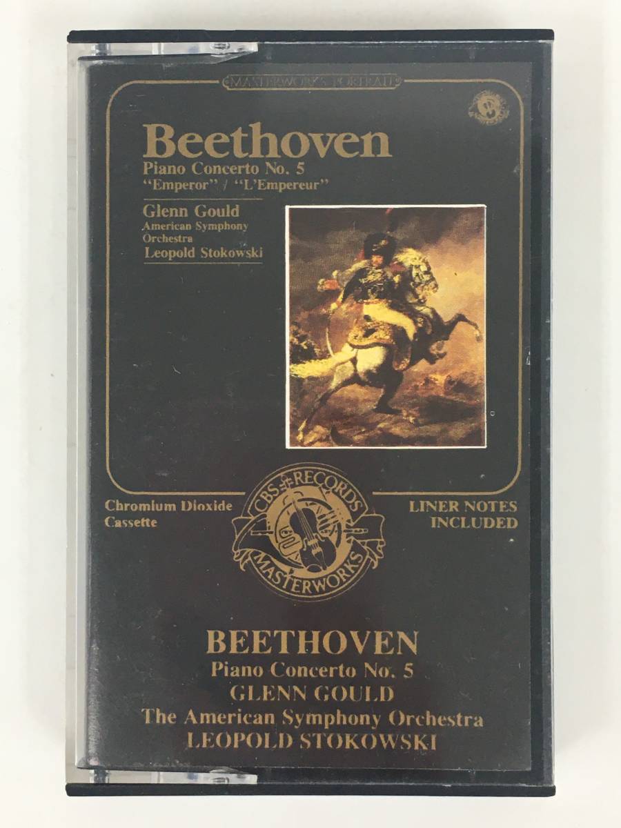 ■□O944 高性能CrO2テープ BEETHOVEN ベートーヴェン/ピアノ協奏曲 第5番 グルード ストコフスキー指揮 カセットテープ□■の画像1